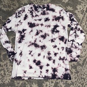 Pink tie dye long sleeve large shirt